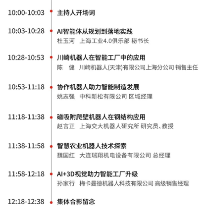 倒计时！产业精准对接X4大主题专场议程｜上海具身智能机器人展8.13-15即将启幕