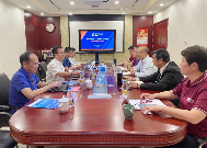 广西柳工高级副总裁文武一行来中国工程机械工业协会进行工作交流