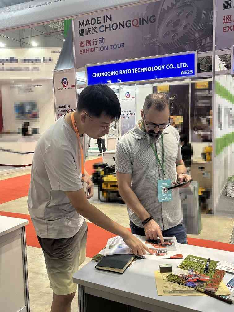“重庆制造”闪耀越南！威马农机WENOVUS携创新产品亮相胡志明工业机床展