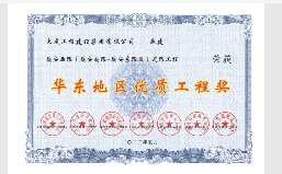 大成集团荣获“华东地区优质工程奖”