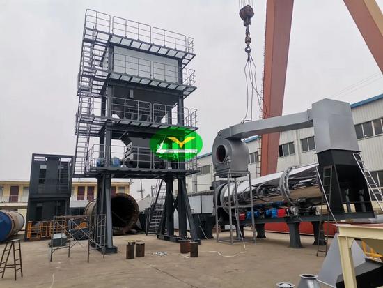 2026开年实拍！首套出口1500型沥青拌合站会装后发货现场直击！