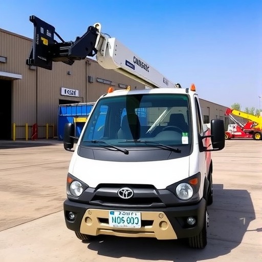 昊意科技 2吨小型折臂蓝牌 起重机