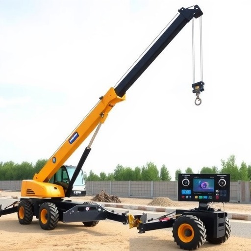 昊意科技 8吨无线遥控折叠臂 起重机