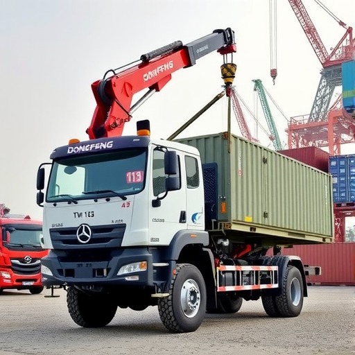 湖北合力专用车 东风153随车吊 起重机