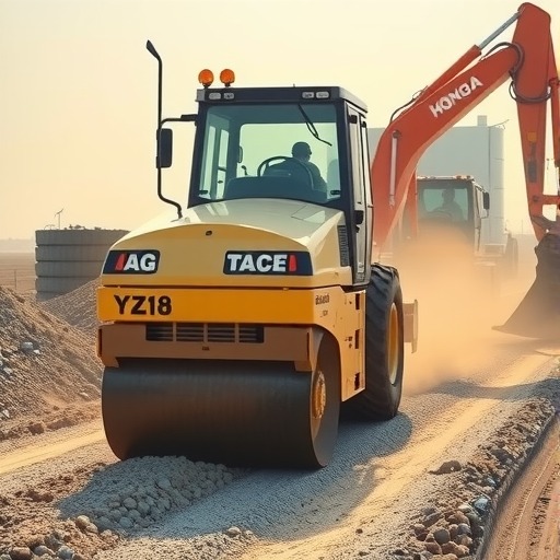 鸿达建工 YZ18 压路机