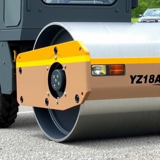 山东公路机械厂 YZ18A 压路机