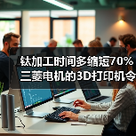 钛加工时间多缩短70% 三菱电机的3D打印机令人赞叹 钛加工时间多缩短70% 三菱电机的3D打印机令人赞叹