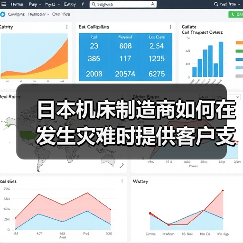 日本机床制造商如何在发生灾难时提供客户支持服务？
