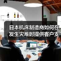 日本机床制造商如何在发生灾难时提供客户支持服务？