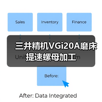 三井精机VGi20A磨床提速螺母加工 三井精机VGi20A磨床提速螺母加工