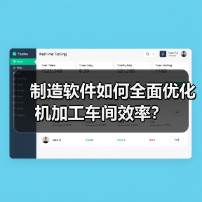 制造软件如何全面优化机加工车间效率? 制造软件如何全面优化机加工车间效率?