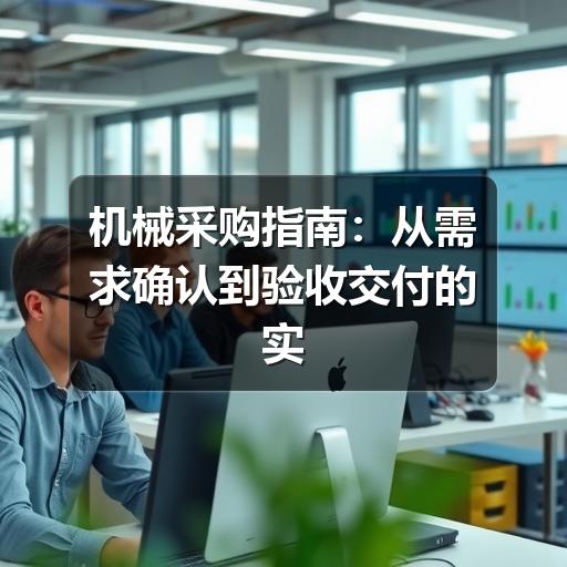 机械采购指南：从需求确认到验收交付的实用方法