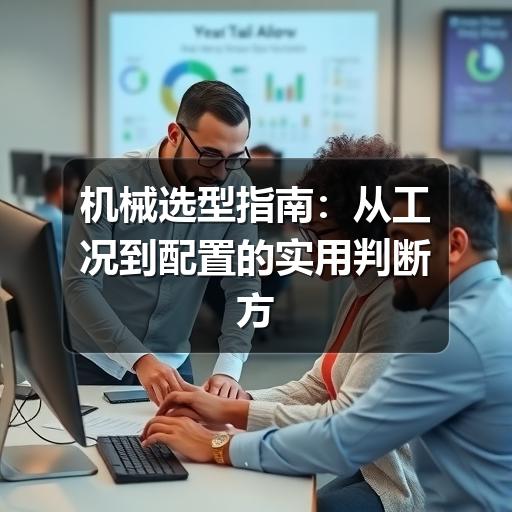 机械选型指南：从工况到配置的实用判断方法