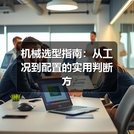 机械选型指南：从工况到配置的实用判断方法