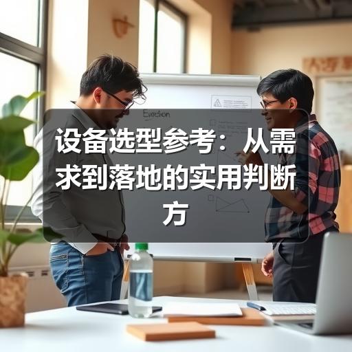 设备选型参考：从需求到落地的实用判断方法