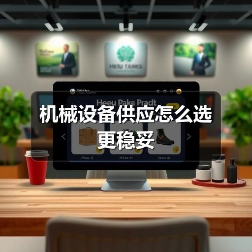 机械设备供应怎么选更稳妥