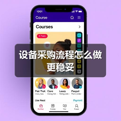 设备采购流程怎么做更稳妥