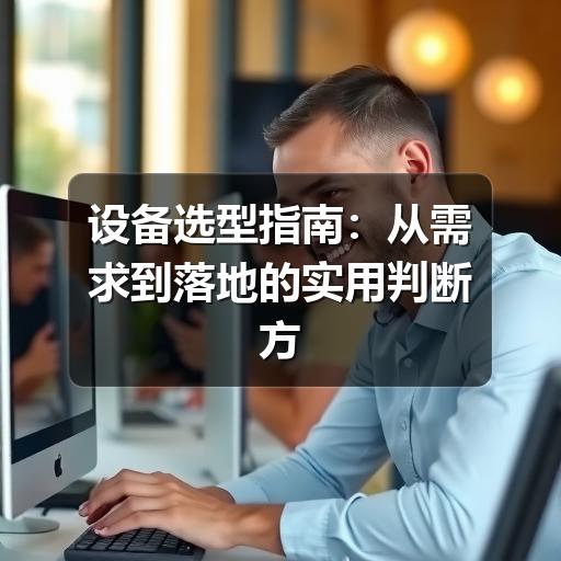 设备选型指南：从需求到落地的实用判断方法