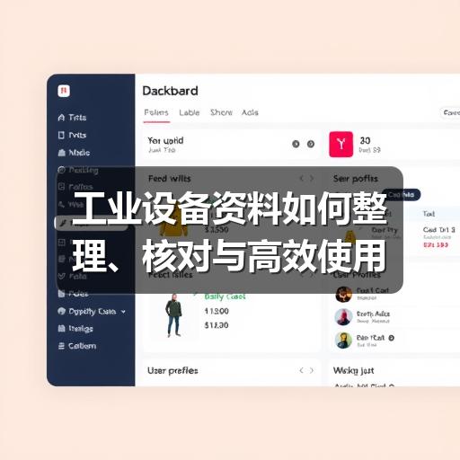 工业设备资料如何整理、核对与高效使用