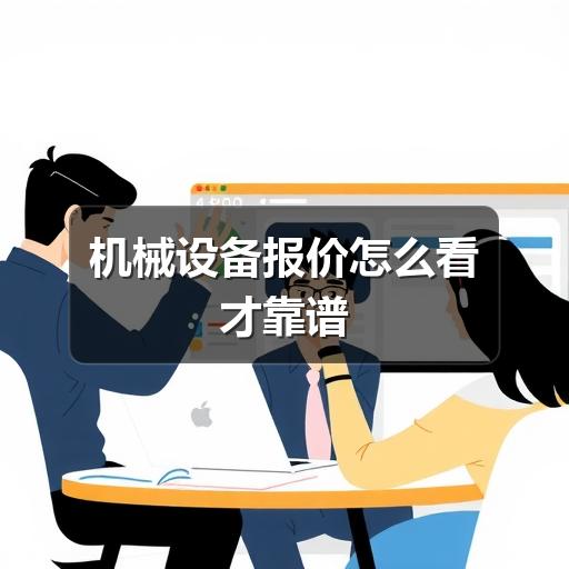 机械设备报价怎么看才靠谱 机械设备报价怎么看才靠谱