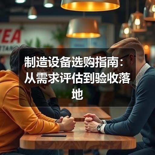 制造设备选购指南：从需求评估到验收落地的实用方法