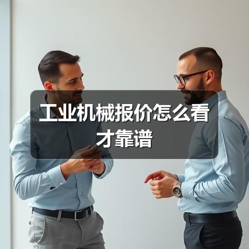 工业机械报价怎么看才靠谱 工业机械报价怎么看才靠谱