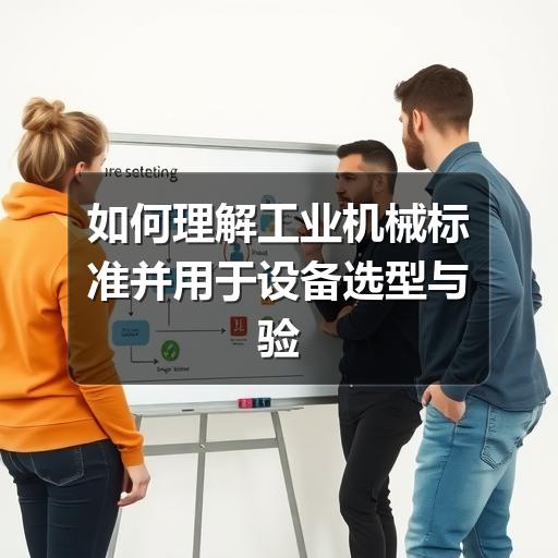 如何理解工业机械标准并用于设备选型与验收 如何理解工业机械标准并用于设备选型与验收